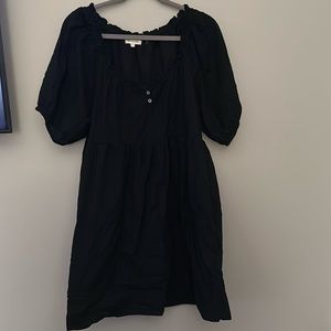 The westside collection black cotton dress; large; worn once